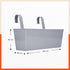 LEA Hanging Metal Pot Holders / Planters for Home / Balcony / Garden | Ash